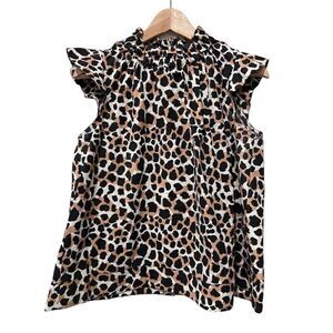 Leopard Print Sleeveless Top